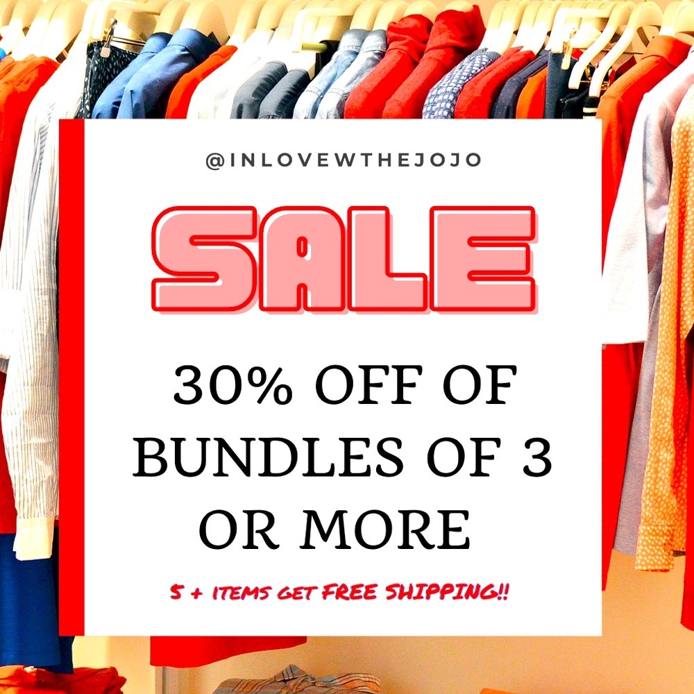 BUNDLE TO SAVE!! Super sale